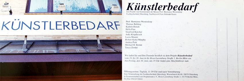 kuenstlerbedarf exhibition