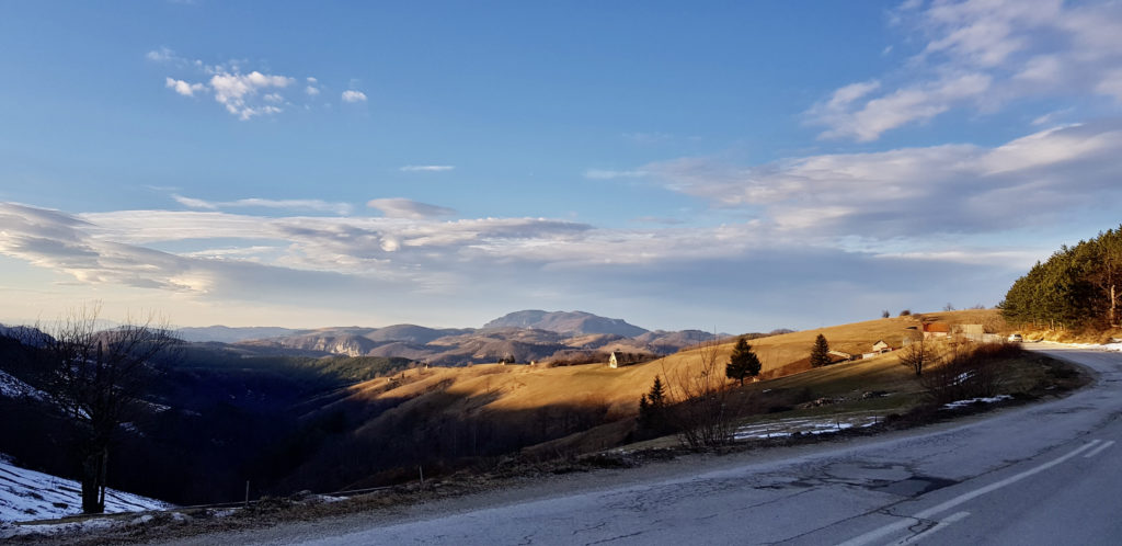 On the road to Bajina Bašta